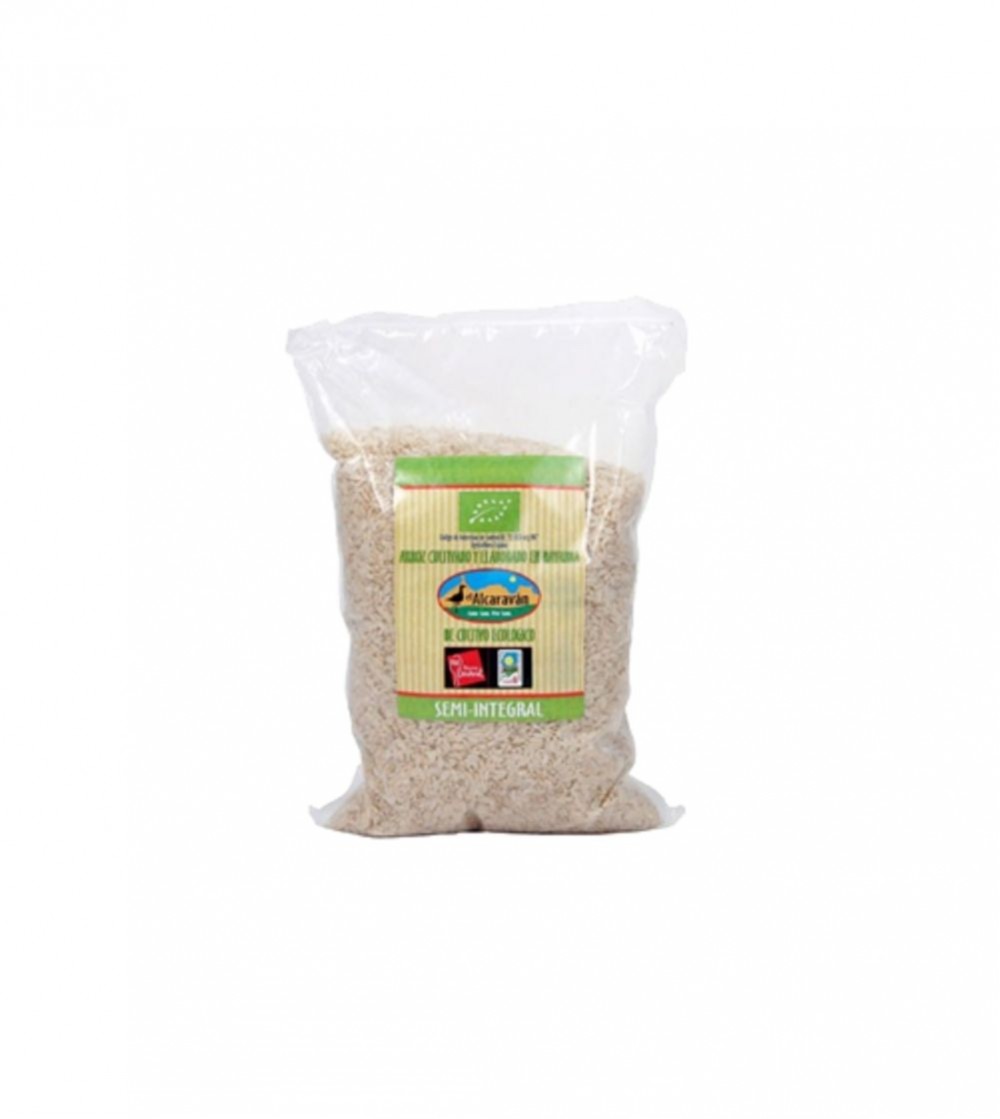 Arroz Semi Integral Ecológico Alcaravan. 1Kg